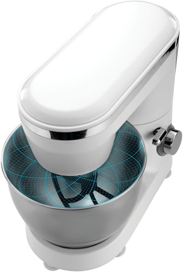 Black & Decker Kitchen Stand Mixer Machine, 1000W Power, 4L Large Capacity, Stainless Steel Bowl, 6 Speed Settings for Perfect Baking Results, Easy Mixing & Kneading, 2 years warranty, SM1000-B5 - Image 4