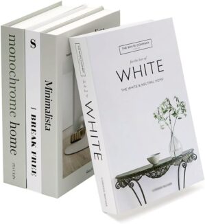 Azonee Decorative Fake Books, 4 Pcs...