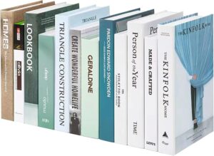 Jaffiust 12 Pcs Faux Books Decorati...