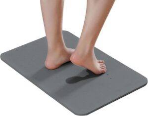 THMINS Stone Bath Mat, Diatomaceous...