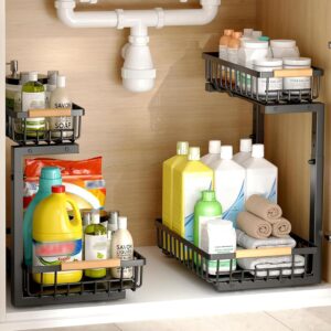 Under Sink Organizer, Height Adjust...