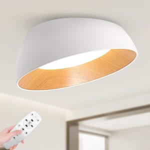 YATAI Modern White & Wood Roun...