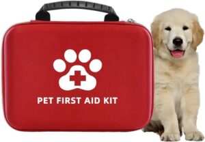 SYOSI Dog First Aid Kit, 101 Pcs Pe...