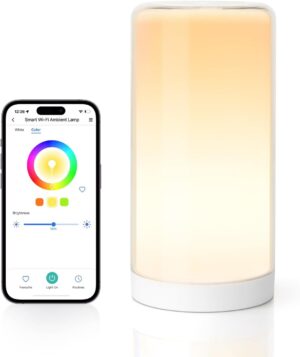 meross Smart WiFi Table Lamp, Bedsi...