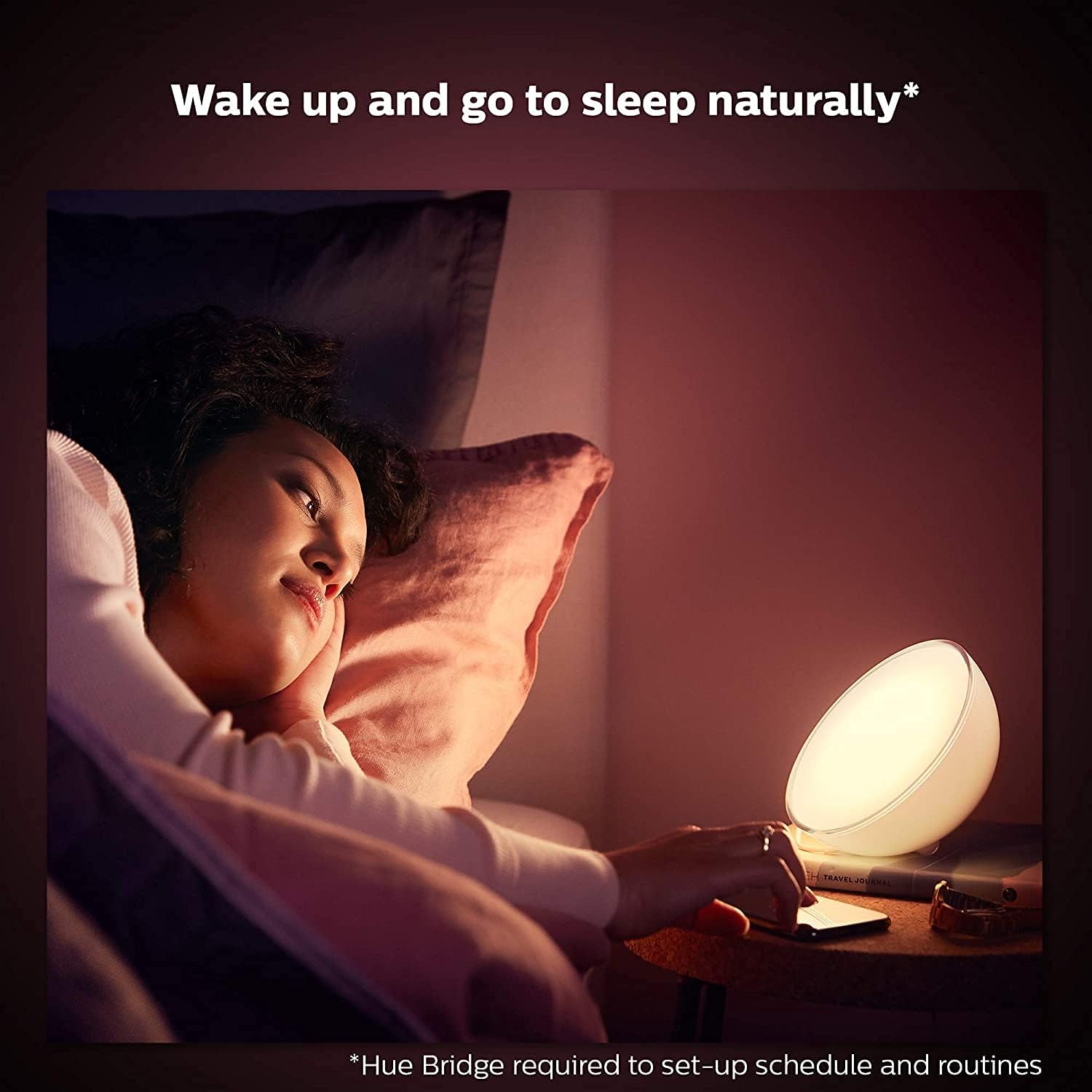 Philips Hue Go 2.0 White & Colour Ambiance Smart Portable Light with Bluetooth, Works with Alexa and Google Assistant (Pack of 1) - Image 6