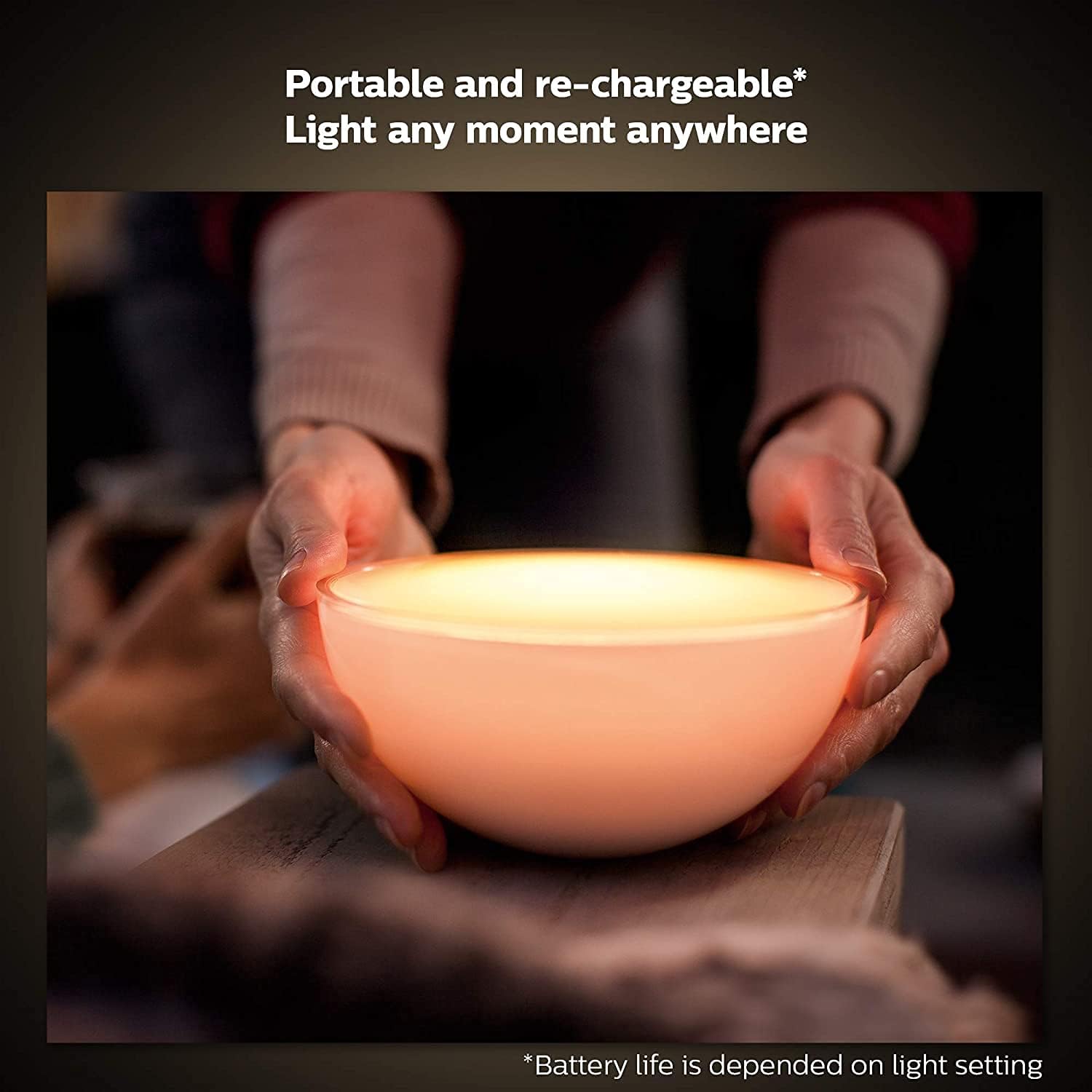 Philips Hue Go 2.0 White & Colour Ambiance Smart Portable Light with Bluetooth, Works with Alexa and Google Assistant (Pack of 1) - Image 2