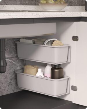 Baffect 2 x Kitchen Cabinet Basket ...