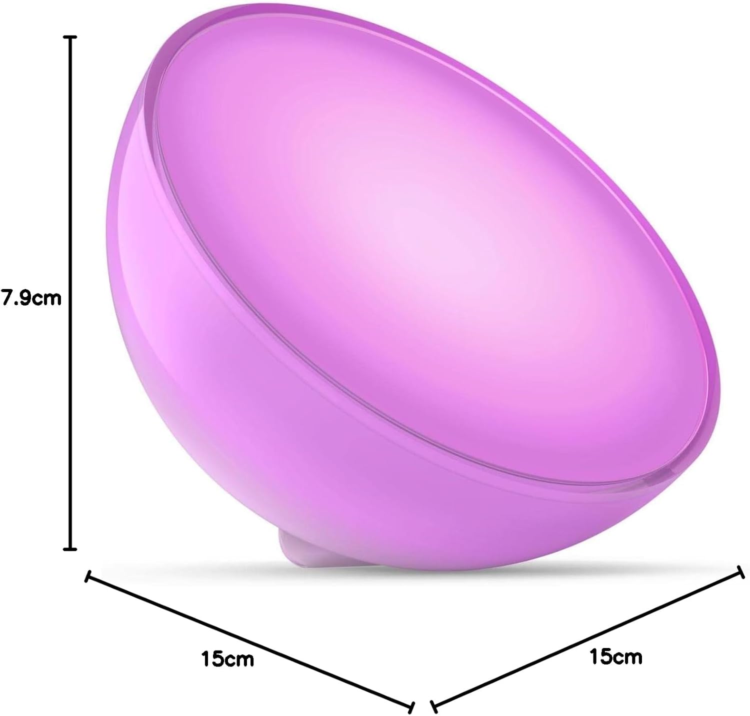 Philips Hue Go 2.0 White & Colour Ambiance Smart Portable Light with Bluetooth, Works with Alexa and Google Assistant (Pack of 1) - Image 10