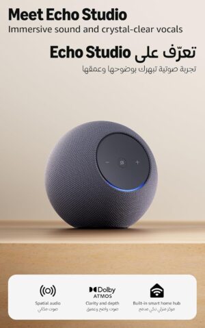 Amazon Echo Studio (newest gen), co...