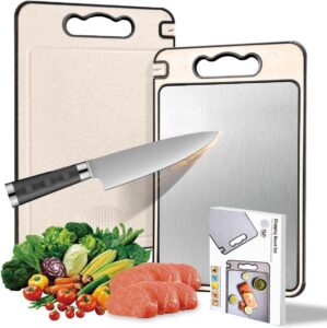 Large Cutting Board Double Sided wi...