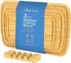 3-Piece Premium Bamboo Cutting Boar...