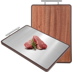 Wood Cutting Board, Double Sided Ch...