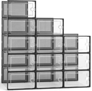 Kuject Shoe Organizers Storage Boxe...