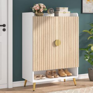 Tribesigns Shoe Cabinet with Doors,...