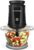 Nutricook Multi Purpose Glass Chopper & Mincer, 500 W, 1.2L with 4 SS Blade detachable System, easy to clean, Pulse speed for precision, Ice Crushing, Anti Slip ring, 2 Yr Warranty, NC-CH1200 Black