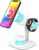 2025 3 in 1 Wireless Charging Station Tree, Fast Charging 3 in 1 Wireless Charger Foldable for Multiple Devices iPhone 17/16/15/14/13/12 Pro Max Plus Watch 1-9 AirPods Pro Samsung Galaxy Pixel