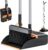 Broom and Dustpan Set, Cleaning Supplies Broom and Dustpan Set for Home, 123cm Long Stainless Steel Handle Brooms with Upright Dustpan Combo Set for Home Office Kitchen Lobby Floor Cleaning