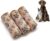 Puppy Dog Blankets, Super Soft Warm Sleep Mat Paw Print Blanket Fluffy Premium Fleece Pet Blanket Flannel Throw Dog Washable Blankets for Dogs Puppy Cat, Brown Paw Print Small, 3 Pack (23″x 16″)