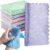 Microfiber Cleaning Cloth for Sparkling Glass Windows and Surfaces, Cleaning Cloth for Household Car Cleaning Towels, Kitchen Towel, Streak-free Towel for Cleaning Glasses，3PCS, Color by Random