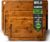 Dark Bamboo Cutting Board Set 3-Piece Durable Wood Chopping Boards with Juice Grooves & Handles, Ideal for Meat, Vegetables, Fruits & Charcuterie, Kitchen Gift for Home Cooks