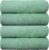 Rushmore Bath Towel Set, Pack 4 Towel Set (70 x 140 CM) Cotton, Honey Combed Ultra Soft and Highly Absorbent Quality Towels for Hotel, Spa and Bathroom. (Sea Green, Pack of 4)